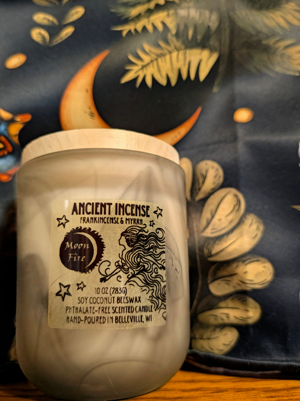 Ancient Incense Wooden X Wick Candle