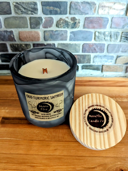 Earth Magic Wooden X Wick Candle
