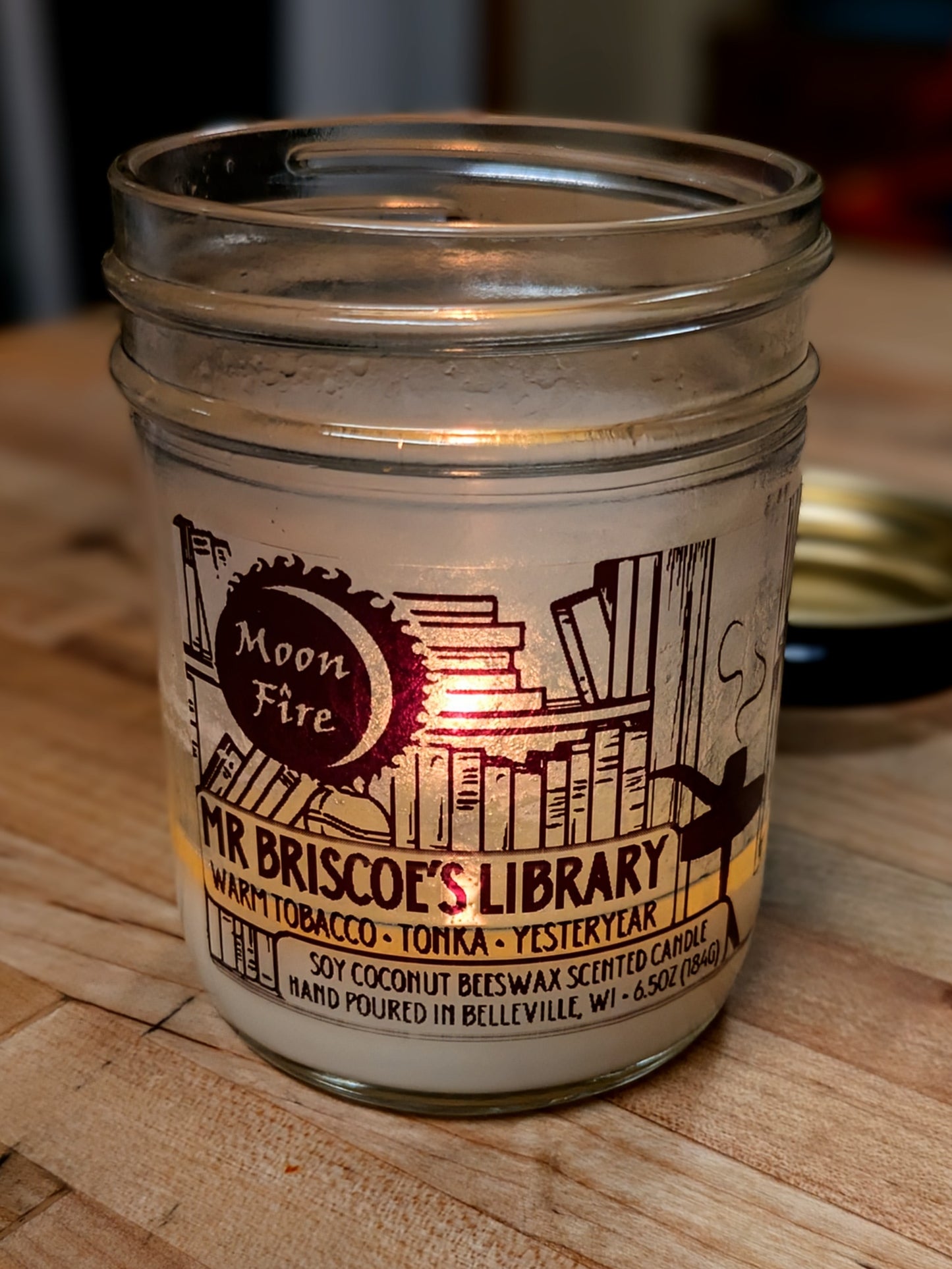 Mr Briscoe's Library Candle