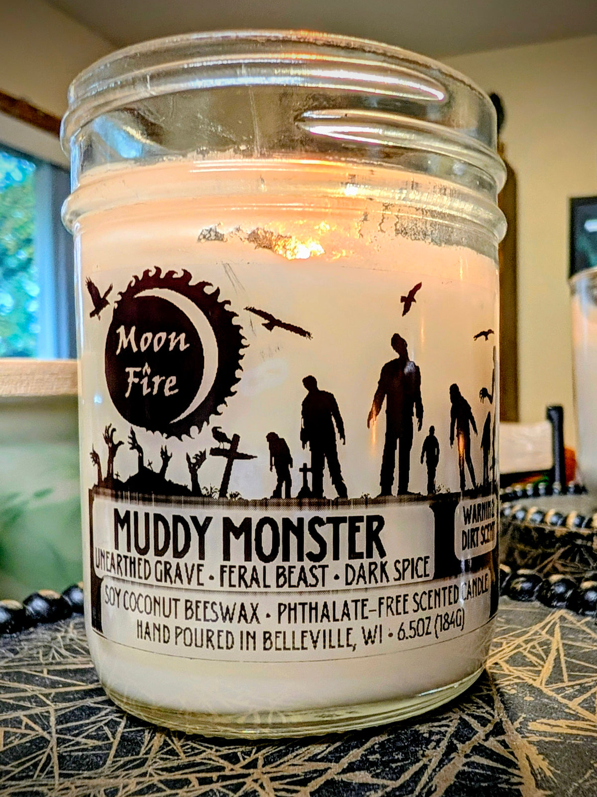 Muddy Monster Jar Candle