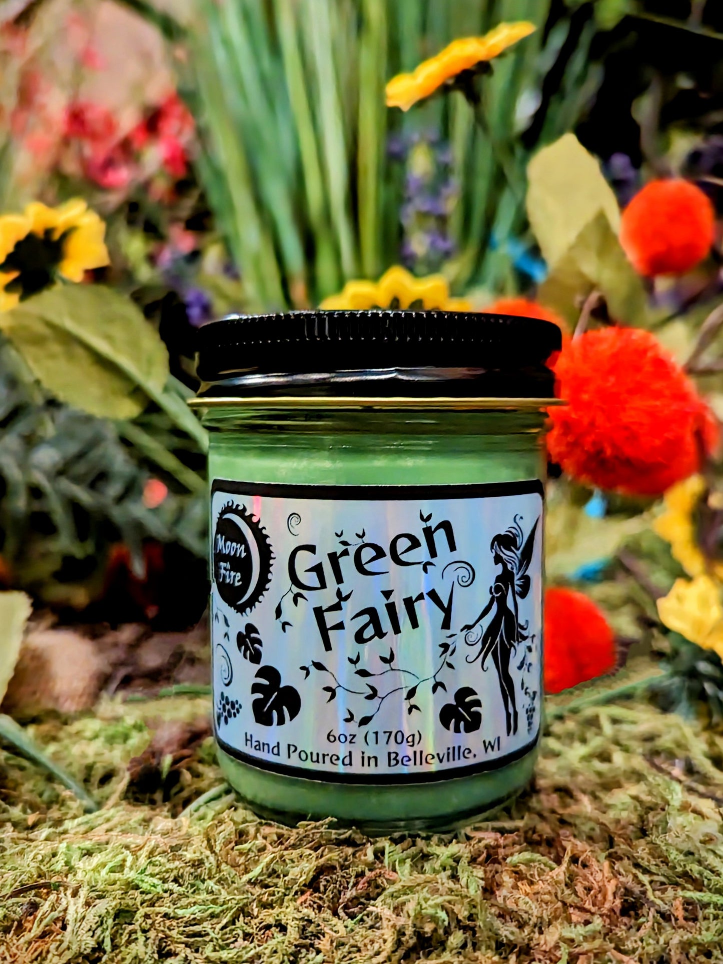 Green Fairy Candle