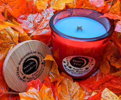 Apple Maple Bourbon Wooden X Wick Candle