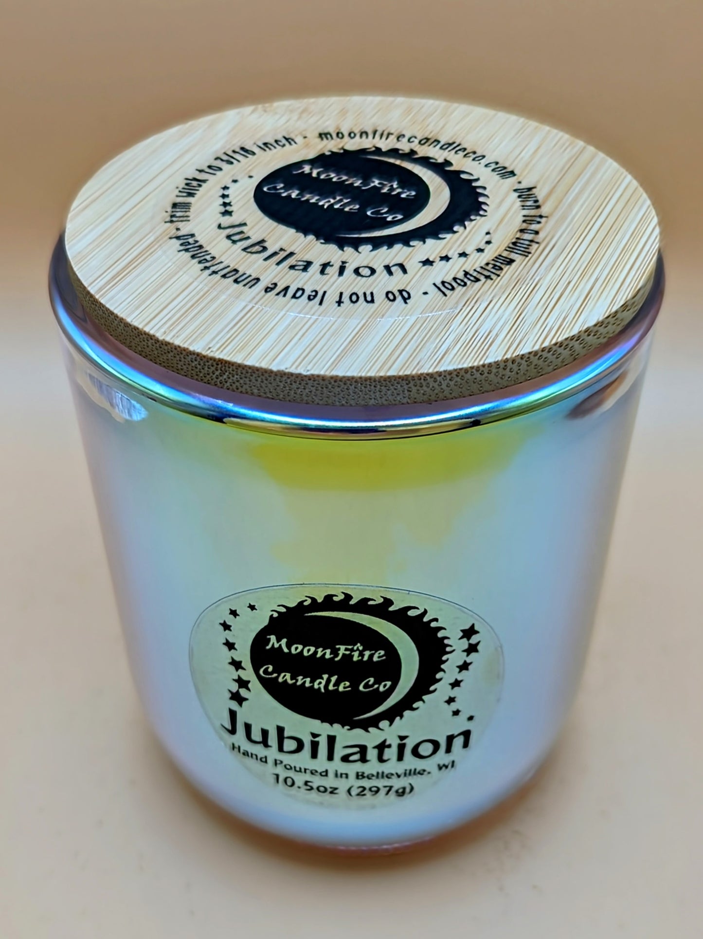 Jubilation Wooden X Wick Candle