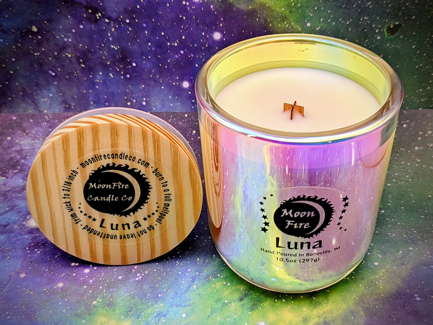 Luna Wooden X Wick Candle