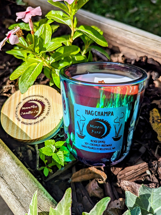 Nag Champa Wooden X Wick Candle