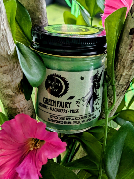 Green Fairy Candle